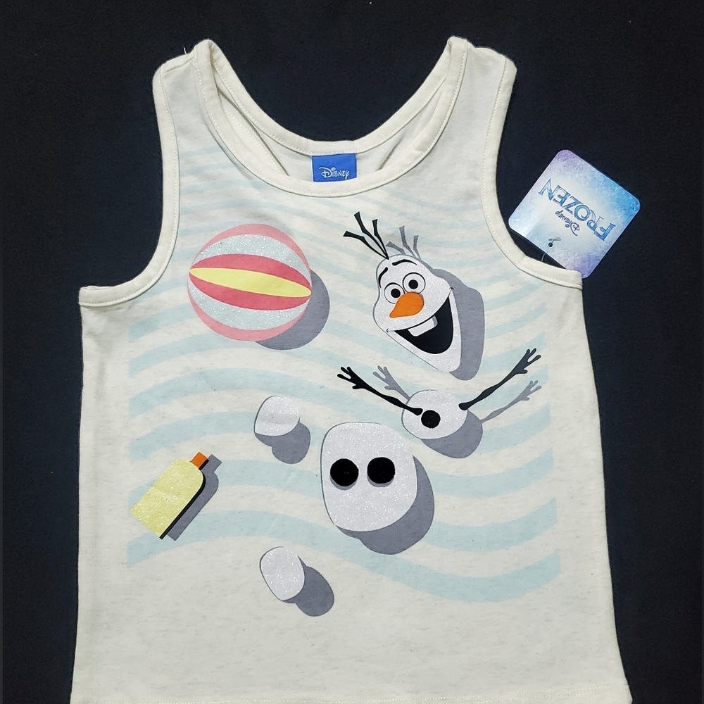 ♦️Disney Frozen Olaf Snowman Racerback Tank Top♦️